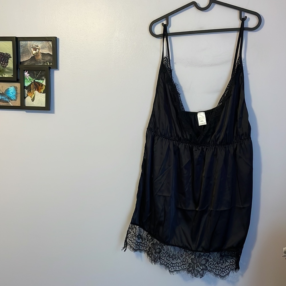 Plus Size Black Lingerie Set with Thong size 4XL New In Bag